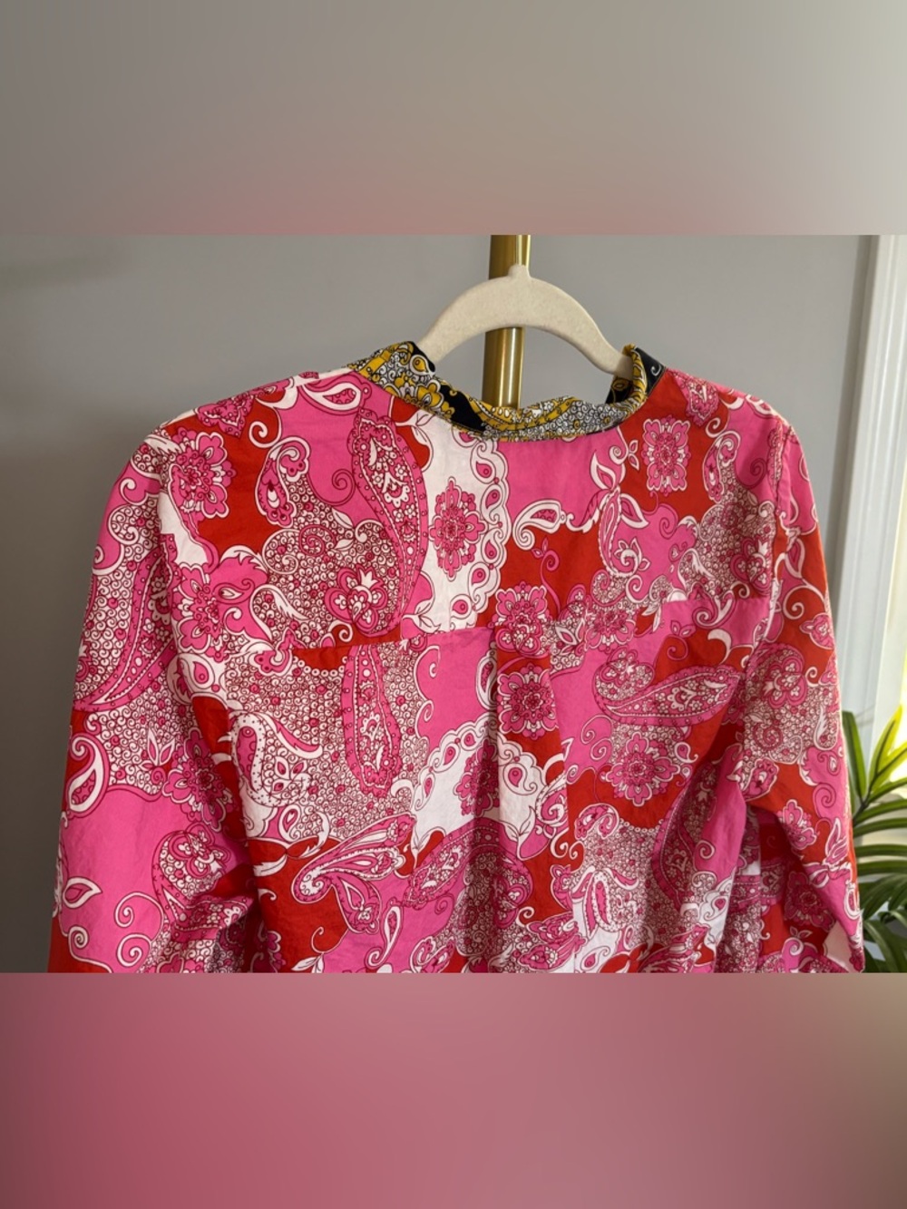 J. Crew Pink Red Paisley Button-Up - Picture 10 of 16